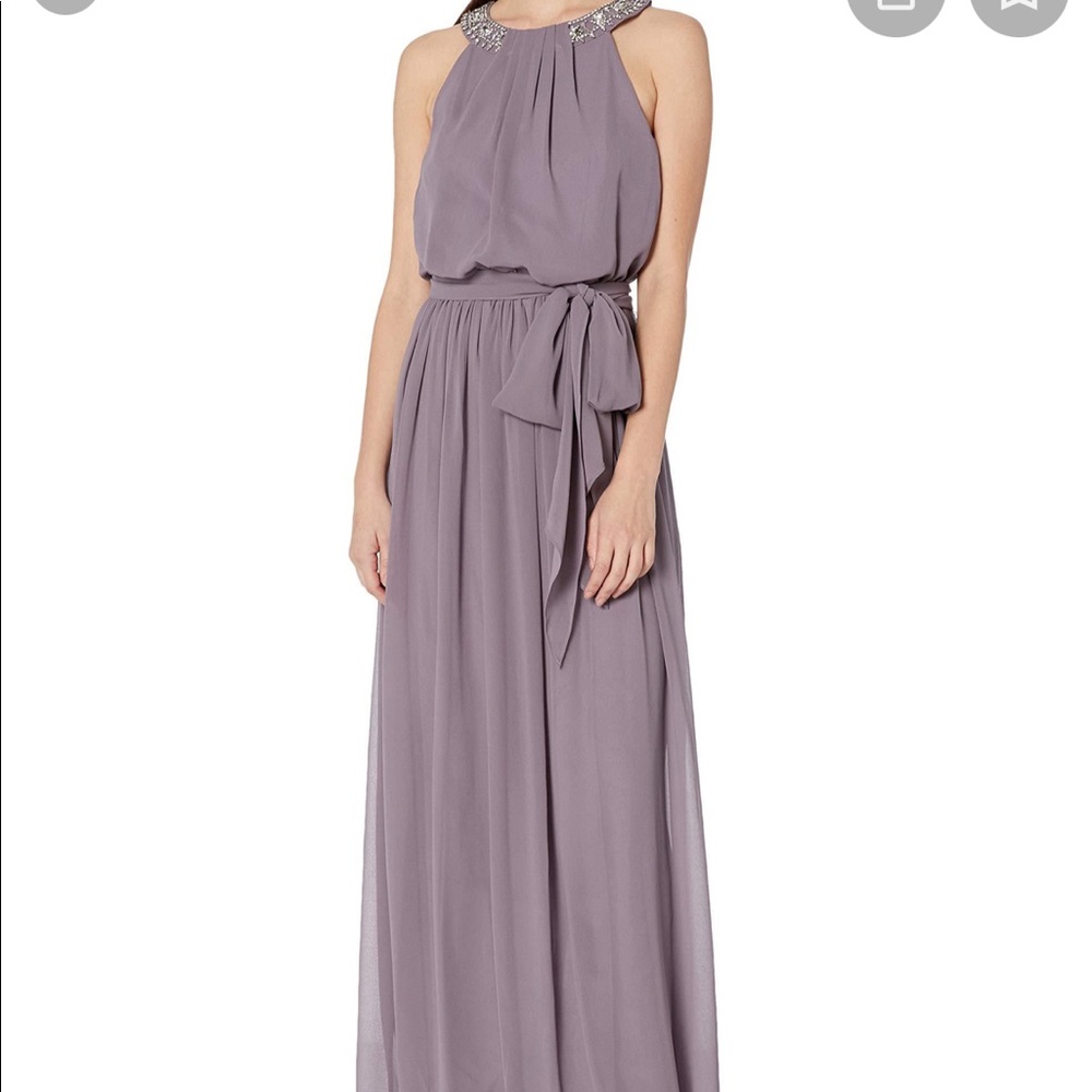 Donna Morgan Peyton chiffon bridesmaid dress